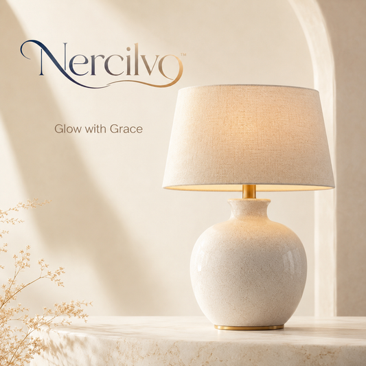 Nercilvo™ Minimalist Ceramic Table Lamp